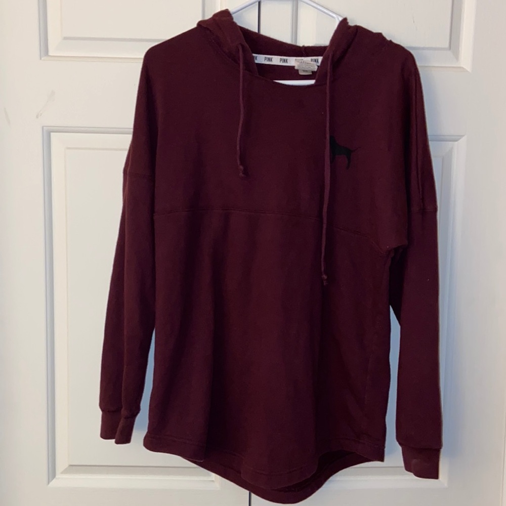 PINK hoodie sweater, size XS